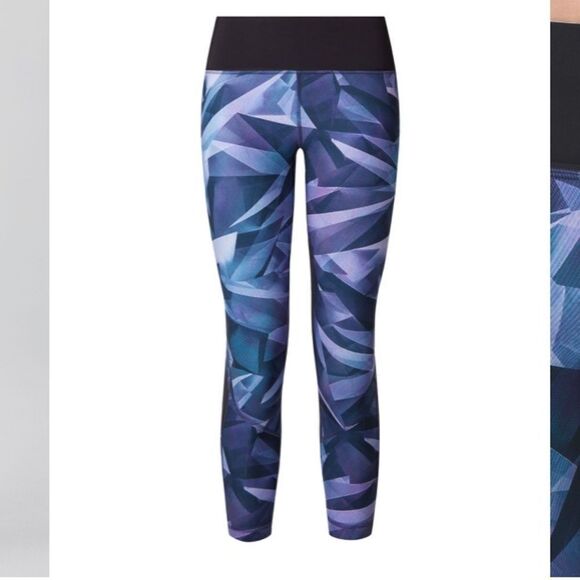 Lululemon Pace Rival Crop Pretty Prism Multi / Black - Picture 1 of 12